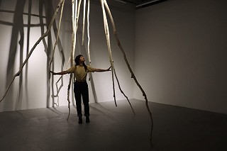 Eleven Limbs, 2020, hazel wood & reclaimed copper. Photo courtesy of the artist.