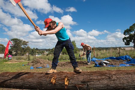 1. Sach Catts, Mark Shorter, 'Chop Dig Chanty' photo Alex Wisser 